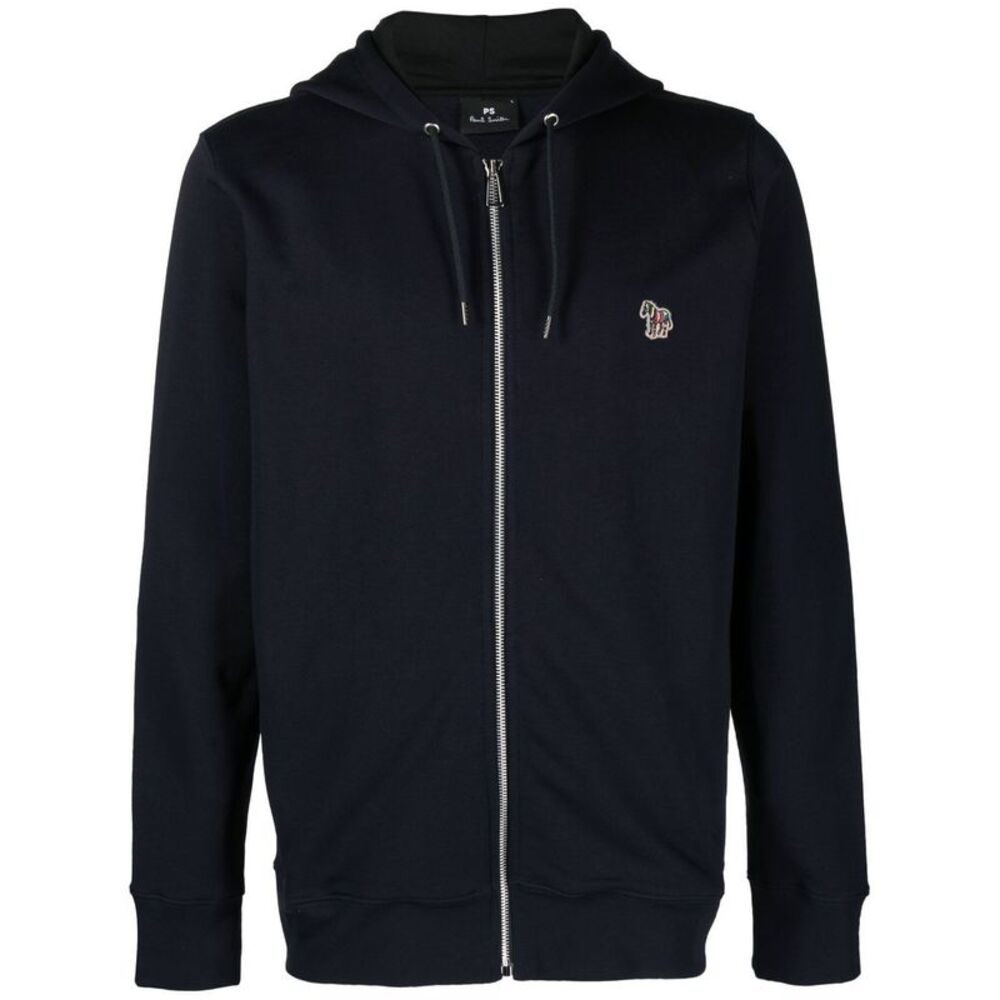 Ps Paul Smith Men Zebra Logo Cotton Hoodie